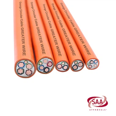 SAA 4c xlpe orange power cable SAA 4c xlpe orange power cable