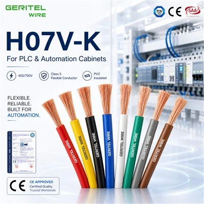 H07V-K-bedieningspaneeldraad voor industriële paneelproductie
